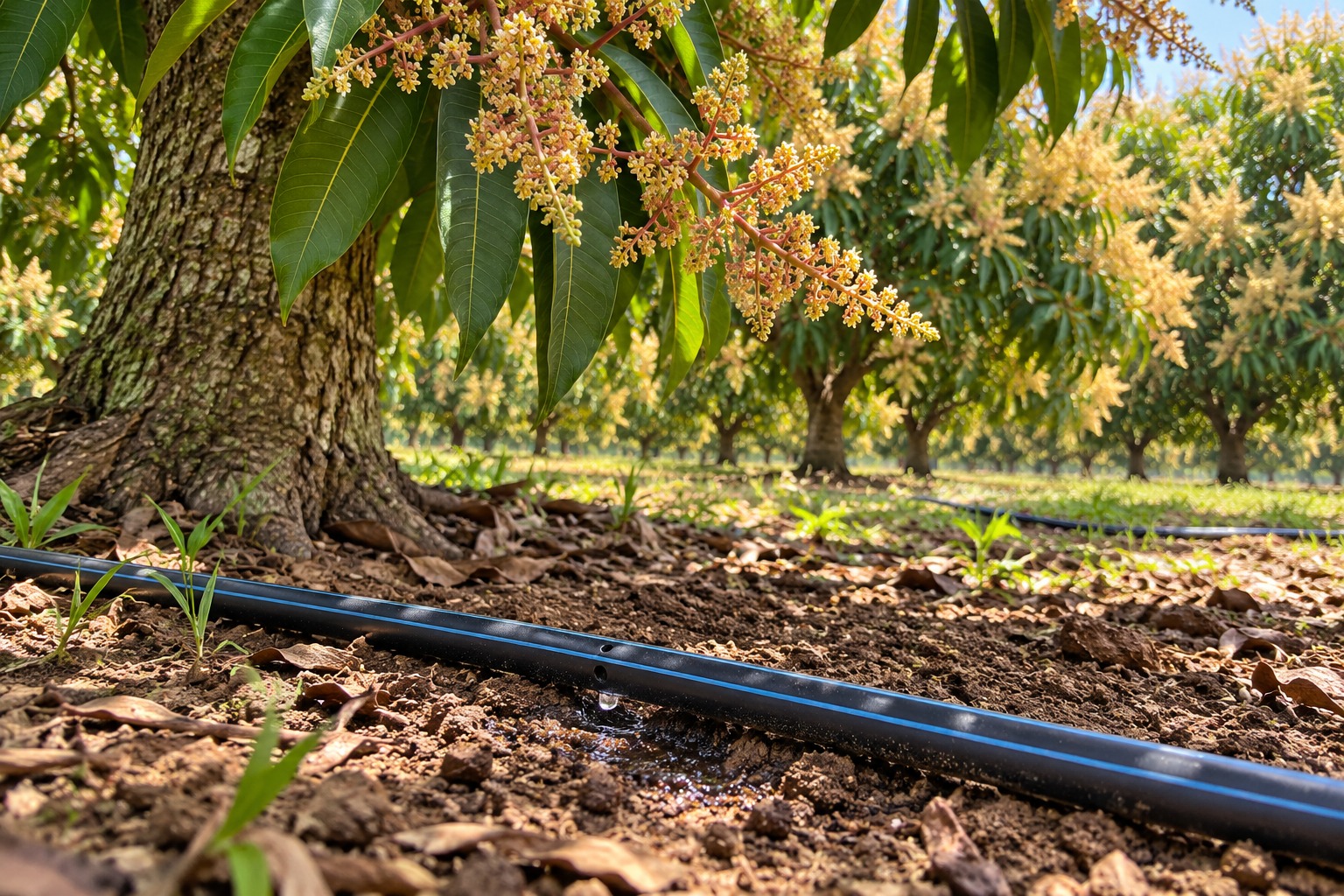 Drip-Plan Equipamentos para Irrigação - Irrigação da Mangueira Durante a Floração