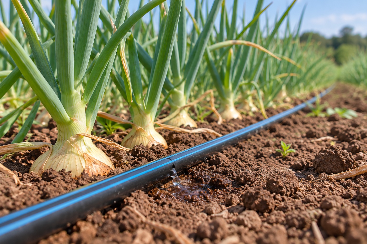 Drip-Plan Equipamentos para Irrigação - Irrigação por Gotejamento na Cebola: Vale a Pena?