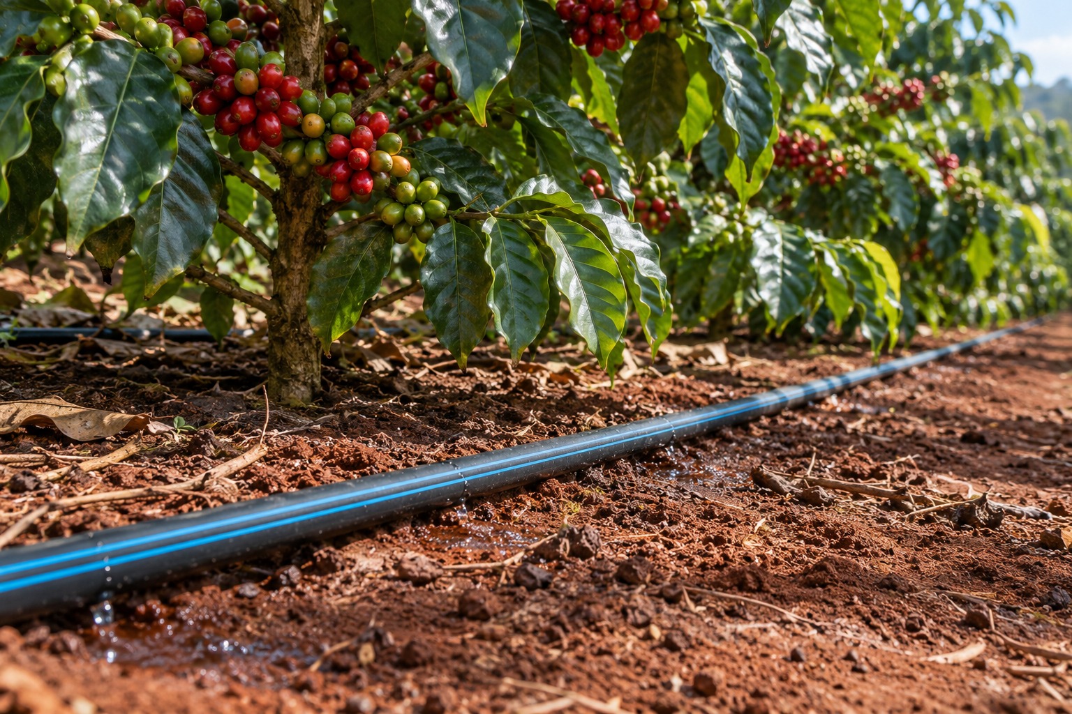 Drip-Plan Equipamentos para Irrigação - Quando Irrigar o Café por Gotejamento?