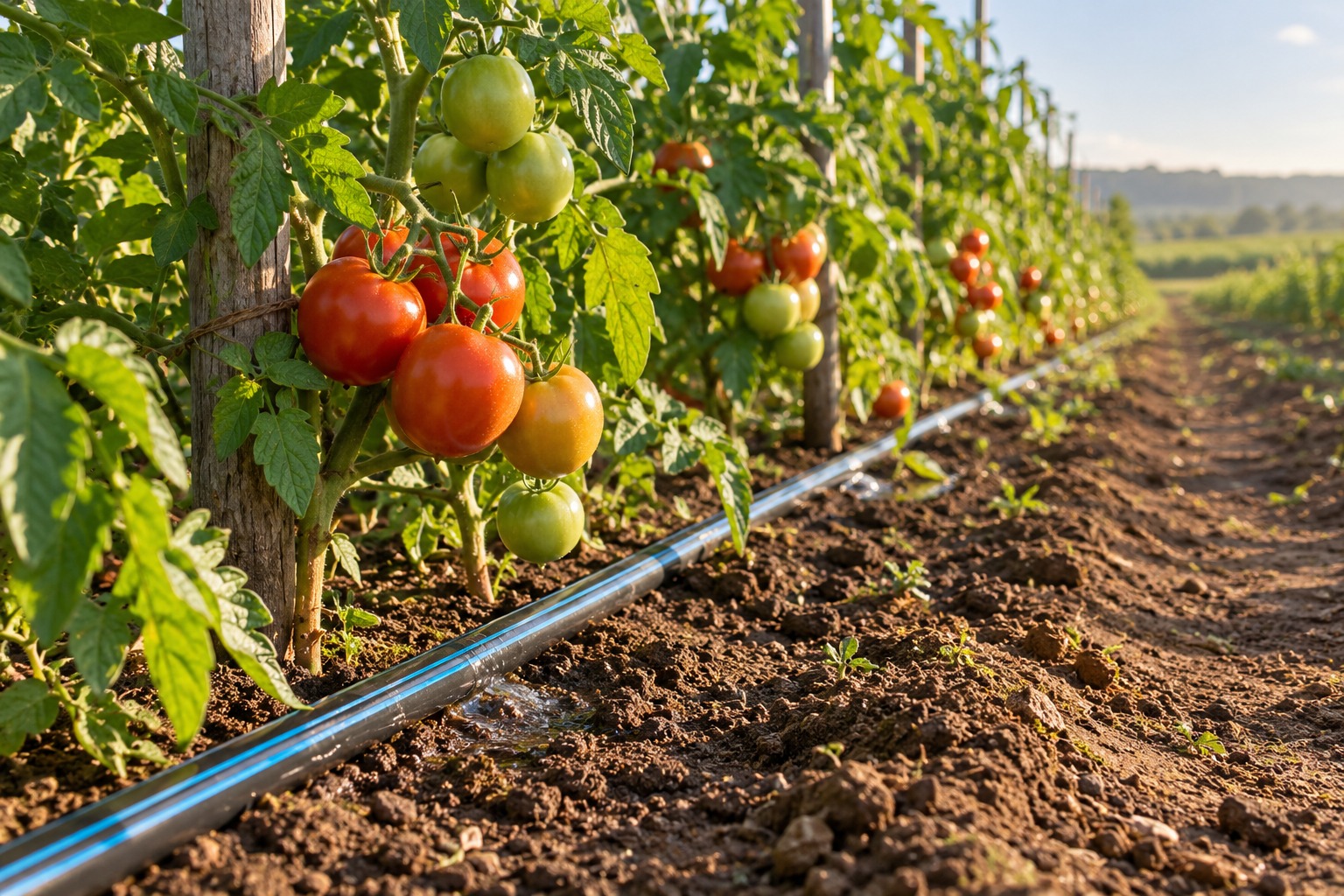 Drip-Plan Equipamentos para Irrigação - Quando Irrigar o Tomate por Gotejamento?
